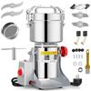Niktulo Macina portatile per cereali 220 V, agitare per macinare, smerigliatrice ad alta velocità, per erbe, spezie, noci, cereali con protezione da sovraccarico (500 g)