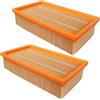LRFDRESS Confezione da 2 filtri HEPA NT25 per Hilti VC 20 U VC 40 U UM (LF 4), per aspirapolvere Karcher NT25/1 NT35/1 NT45/1 NT55/1 NT361 ECO NT561 ECO NT611 ECO aspirapolvere a pieghe piatte di ricambio