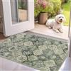Cekene Zerbino per interni ed esterni, 60 x 90 cm, lavabile, antiscivolo, zerbino di benvenuto, assorbente, resistente allo sporco, a pelo basso, tappeto per ingresso, porta anteriore e posteriore,