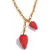 Zayka Jewelry Collana girocollo donna con ciondolo placcata oro 18K in acciaio inossidabile