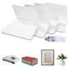 LEAZZLE Set di 4 Librerie Mensole da Muro, Librerie Mensole da Parete, Mensole Sospese Invisibili, Facili da Espandere lo Spazio a Parete, Mensole Libri Adatte a Camera da Letto, Soggiorno, Ufficio, ecc