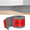 MeYuxg Battiscopa in PVC, Battiscopa Venature del Legno Grigio 8 cm x 3 metri, Battiscopa Adesivo Binario di Transizione del Gap nel Muro, Battiscopa Decorativi, Battiscopa PVC per Cucina, Bagno, Soggiorno