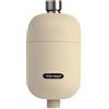 Hello Klean Filtro Doccia Beige - Filtra metalli indesiderati, cloro e impurità - Migliora la qualità di pelle e capelli - Installazione rapida e semplice per docce in-linea e elettriche