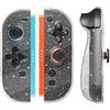 RHOTALL Custodia Protettiva Trasparente Con Glitter Per Nintendo Switch 2 Joyccon, Cover Morbida in TPU Trasparente Per Controller Switch 2, Antiscivolo - Sparkle