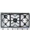 Smeg - Piano Cottura A Gas Srv596gh5 5 Fuochi 88,5cm-inox