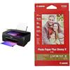 Canon PIXMA G650 & PP-201 Carta Fotografica Lucida Formato 10x15cm (50 fogli)