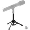 Geekria per creator, supporto microfono da tavolo con treppiede, compatibile con JBL Wireless Two, Sennheiser E835, E835-S, Audio-Technica ATM510, con piedi antiscivolo pieghevoli