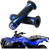 BIUGERCN Manopole Moto Universali 22-25 mm per Raptor 350 700 Grizzly Warrior LTZ400 Wolverine YFM350 Quad UTV ATV Blu