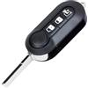HooRLZ Guscio Chiave Fiat per Peugeot Boxer Citroen Jumper Fiat Ducato Ford KA Vauxhall Combo Custodia Chiave Ducato Chiave Peugeot Boxer - 3 Pulsanti