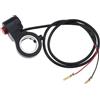 Create idea Manubrio Clacson Starter 7/8 Pollice Moto Manubrio Clacson Lunghezza circa 60cm ATV Bike Horn Starter Kill Switch On Off Pulsante Nice Black