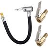 nllkii Set di Prolunga per Valvole,Tubo di Prolunga Tubo di Gonfiaggio 23.5 cm con 2 Adattatori 8 mm per Auto, Bici, Moto - Kit per Compressore e Gonfiatore Pneumatici