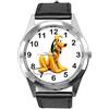 Taport® Pluto Dog orologio Disney fascia nera in pelle