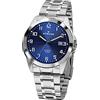 Atrium, orologio in acciaio inox, 10 bar, robusto, con datario, da uomo, codice articolo A16-35