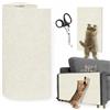 YUJUVI 300x40cm Protezione Divano Graffi Gatto Tiragraffi Per Gatti Tappetino Tiragraffi per Gatti Autoadesivo DIY Climbing Cat Scratcher per Proteggere Tappeti Divani Mobili (bianco-200x30cm)