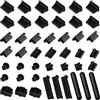SAVITA 48pcs Cover USB C Silicone Cappuccio Antipolvere USB Tipo C Protezione Porta di Ricarica per Telefoni Computer Interfaccia di Ricarica SD HDML mimiHDML RJ45 VGA miniDP SUB Audio