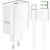 AIAUXAI Caricatore per OPPO 65W, Ricarica Rapida per Super-Vooc Caricabatterie USB C Veloce con Cavo 1M 6A per OPPO Reno14 F A6 A5 Pro A40 per Realme P3 14 Pro 13 12 C71 C85 Reno15 per OnePlus N100 N300 Pad