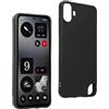 REY Cover in Gel TPU Nera per Nothing Cmf Phone 1, Ultra Sottile 0,33 mm, Morbido Flessibile, Custodia Silicone