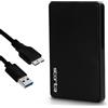 Storite Disco rigido esterno 250 GB HDD USB 3.0, ultraveloce e sottile, per espansione di memoria e backup dati - Disco rigido portatile compatibile con laptop, PC, Mac e console di gioco (nero)
