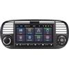 MAVYULQEF Autoradio Linux Avvio Lampo Compatibile Fiat-500 2007-2015 | Installazione Rapida | CarPlay/Android Auto Wireless/Bluetooth/FM/AM/RDS/USB | DSP 100W | Nero