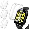 iVoler 3 Pezzi Clear Cover con Pellicola Protettiva per Xiaomi Redmi Watch 5 Active (Non per Redmi Watch 5), Copertura Completa Custodia Anti-Graffio Ultra Sottile Morbida TPU Case, Trasparente