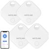 ANTELINK Smart Tracker Tag, Tracker Intelligente Compatibile con iOS, per Chiavi, Bagagli, Valigie, Batteria Sostituibile, 4Pz