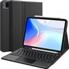 CHESONA Tastiera per iPad Air 11 M3 2025/M2 2024&Pro 11 (4/3/2/1 Generazione) con Touchpad, Staccabile Tastiera per iPad Air 5 /Air 4 Gen. 10.9", 2 Canali BT, Italiano ‎QWERTY, Nero