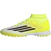 adidas Unisex - Adulto F50 League Mid Cut Turf Football Shoes, Team Solar Yellow 2/Core Black/Lucid Red, 48 2/3 EU