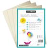 ZADAWERK® Cartoncino madreperlato - 250 g/m² - A4 - avorio - 50 fogli - carta decorativa spessa, perlata e scintillante, per realizzare e stampare cartoline - matrimonio - nascita