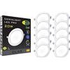 CLAR - Faretti LED da Incasso per Cartongesso, 6500ºK, 20W, Garanzia di 3 Anni (Pack 10)
