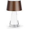 Madrigal Stilosa 3 Mood - Lampada Ricaricabile Bassa da Tavolo senza fili - Luce LED Regolabile (Dimmer) con il Tocco - Casa e Ristorante - USB C - IP54 Uso Interno ed Esterno - Bronzo Oxide