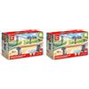 Hape Kit di Espansione Hape binari elevati | Accessorio per pista di Trenini in Legno | 6 Pilastri| Gioco Educativo per Bambini (Confezione da 2)
