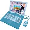 Lexibook Frozen JC798FZi1 - Laptop educativo e bilingue Francese/Inglese - Giocattolo per Bambini (Ragazzi e Ragazze) 130 attività, Imparare a Giocare e Musica - Blu e Viola - JC798FZi1