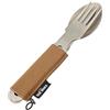 Tatonka Cutlery Set 1 (3 pezzi) - Posate da campeggio in acciaio inox composto da coltello, forchetta e cucchiaio