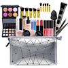 Fantasyday 28 Pezzi Set Di Trucchi Kit Di Bellezza Cosmetici Kit Per Occhi, Viso E Labbra - Makeup Set Con Rossetti, Lucidalabbra, Correttore, Pressed Powder, Palette Ombretti, Mascara