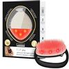 FOREO FLIP Play Spazzola capelli LED 3-in-1 - Spazzola districante e spazzola massaggio cuoio capelluto, stimolazione capelli con luce blu, verde e rossa per capelli dall'aspetto più forte e pieno