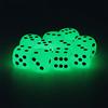 NUOBESTY 10 pezzi dadi da gioco luci al buio cubo novità cubo sei lati tavolino da caffè gioco per interni ed esterni gioco per la famiglia bar party 16 mm