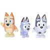 Bluey Cousins: Bingo, Muffin e Calzini Dog Figure 3-Pack Playset Articolato 6,3 cm Action Figure Ufficiale Giocattolo da Collezione