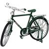 FANXIYA Modello Bicicletta Vintage in Miniatura 1:10, Modellino Bici in Metallo con Parti Mobili, Bicicletta Decorativa Retrò da Collezione, Regalo per Bambini e Appassionati di Ciclismo (Verde)