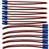 Boladge 5 coppie Adattatore Connettore Maschio e Femmina Spina EC3 Cavo di Prolunga con 14AWG 15CM Filo di Silicone per RC Batterie Lipo Auto FPV Droni