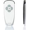 Marantec 101117 Trasmettitore Manuale, Telecomando a 3 canali/apriscatole per Garage, Bianco