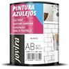 JOVIRA PINTURAS Vernice Per Piastrelle 750 ml | a Base d'acqua. Date un nuovo look alla vostra cucina e al vostro bagno (750 Millilitri, Bianco Lucido). C-6