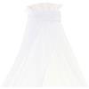 babybay Cielo piqué con nastro adatto per modelli Midi, Original, Maxi, Boxspring e Comfort Plus, bianco