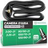 MoovMoov Camera d'Aria Moto Rinforzata 21 pollici per Pneumatici 90/90-21, 100/70-21, 100/80-21 e 3.00-21 - Ruota Anteriore - Trail, Adventure, Enduro, Motocross, Dual Sport - Versione Pro