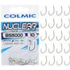 Colmic - 20 Ami da Pesca BS5000 Match Line in Acciaio Carbonio Bronze, Taglia 14 - Flatted, Round, Microbarb - Leggeri e Precisi per Pesca Tecnica - Prodotto Ufficiale Colmic