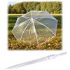 iX-brella Ombrello XXL in fibra di vetro, automatico, nero, Nero , 132 cm, Ombrello da golf.