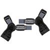 Versa Gripps® Xtreme - Cinghie da polso - Made in USA, impugnatura brevettata VersaBridge™ con supporto carpale a forma di U per sollevamento pesi, platino, S