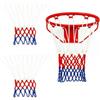 Tuwonwa 2 reti da basket, rete di ricambio professionale per canestro da basket, rete di ricambio con 12 passanti, resistente alle intemperie, durevole rete da basket N per cesti esterni e interni