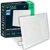 V-TAC Faro LED da Esterno 100W Bianco - [ E-Series - Alte Perfomance, Bassi Consumi ] - 8150 Lumen - Super Slim Design - IP65 - Proiettore Casa, Garage, Magazzino - Impermeabile - Luce Naturale 4000K