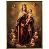 DRW Quadro Madonna del Carmen con cornice 32x3x42 cm