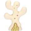 THUN - Corallo Beige in Ceramica, Linea Mare da Amare - Statuina Decorativa da Collezione per Arredo Casa, Soprammobile Artigianale per Interni, Variante Colore Beige